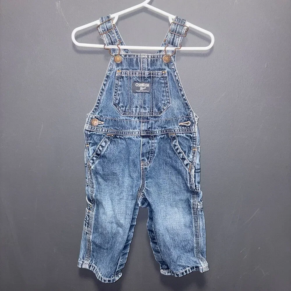 OshKosh Denim Overalls Infants 9m